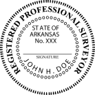 Arkansas Professional Surveyor Seal